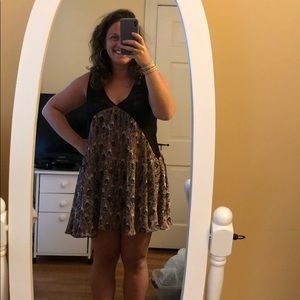 Sexy v neck sheer tunic